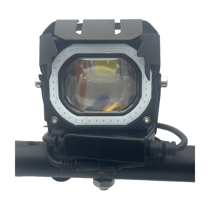 Φακός μοτοσικλέτας, εξωτερικός βοηθητικός λαμπτήρας, αλουμινένιος корпус, 12W, 9–80V, IP67, LED 3570