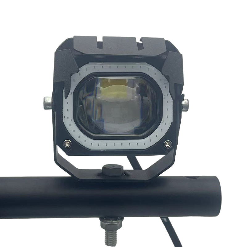 Φακός μοτοσικλέτας, εξωτερικός βοηθητικός λαμπτήρας, αλουμινένιος корпус, 12W, 9–80V, IP67, LED 3570