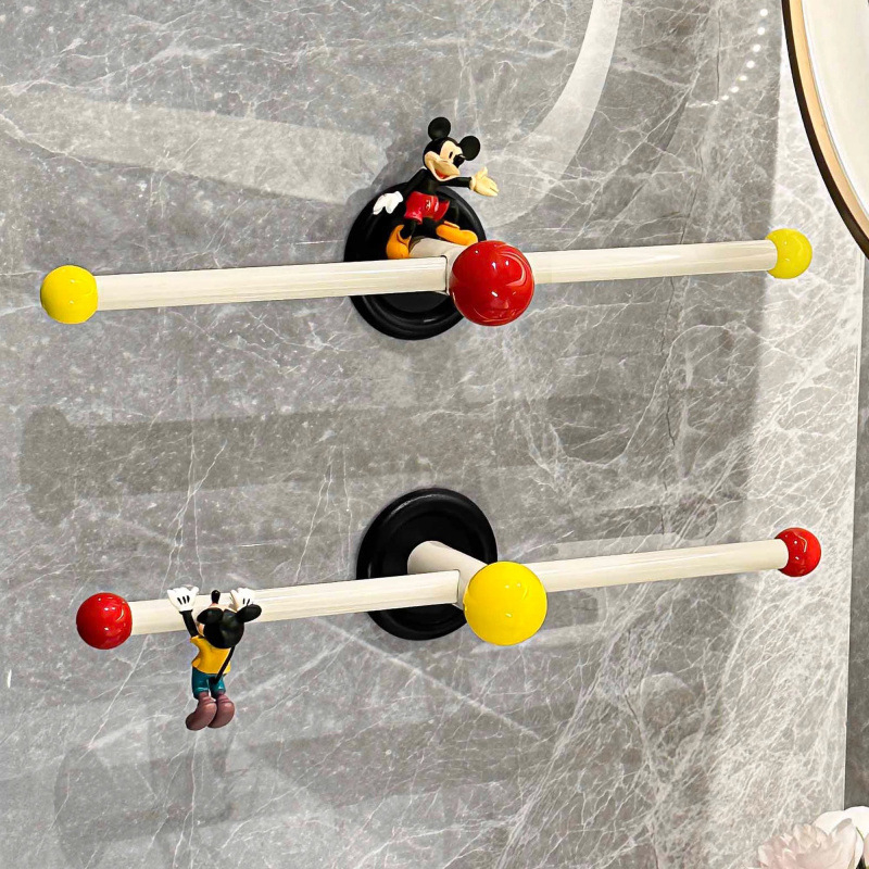 Zidni držač za nakit sa satenskim cvijetom – otporan na prašinu, kupaonsko skladište, univerzalni stil