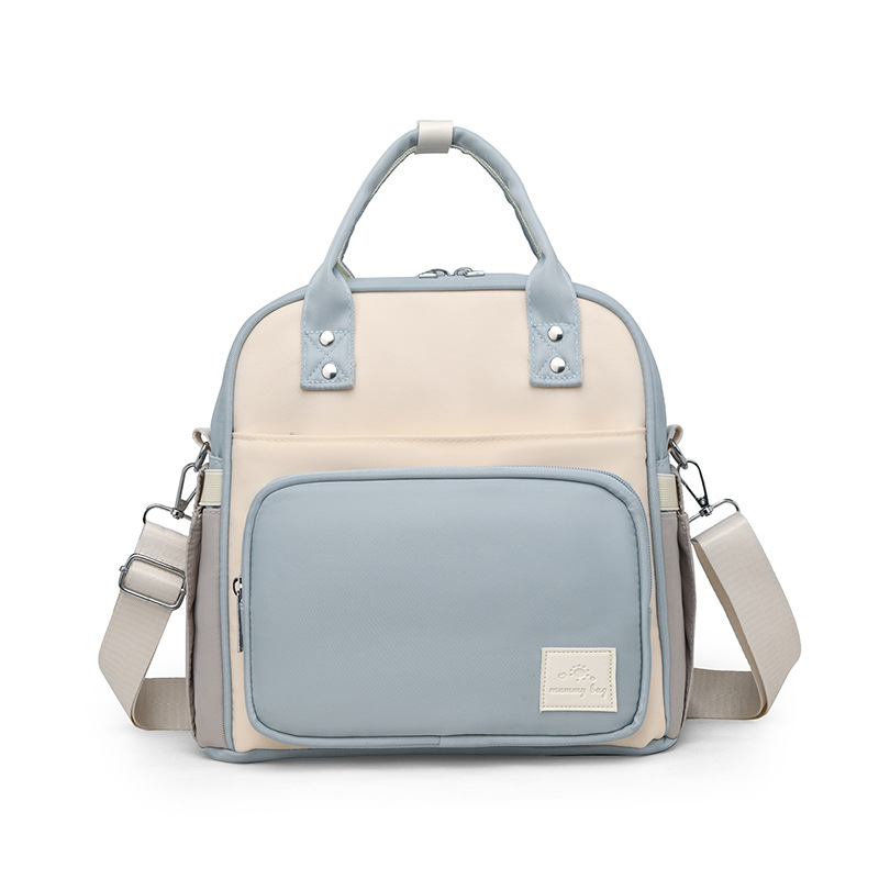 Geantă pentru mămici pentru ieșiri – ușoară, crossbody, capacitate mare, material Oxford, impermeabilă, izolație, extindere spațiu, separare uscat-umed