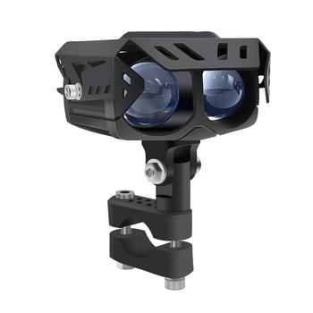 Φανάρι LED μοτοσικλέτας, μοντέλο L4, 50W, 12–80V, περίβλημα από κράμα αλουμινίου/PC, με κάλυμμα