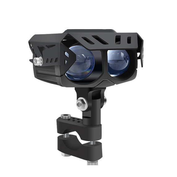 Φανάρι LED μοτοσικλέτας, μοντέλο L4, 50W, 12–80V, περίβλημα από κράμα αλουμινίου/PC, με κάλυμμα