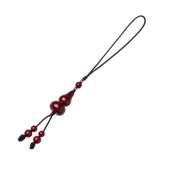 Ručni pleteni cinnabar privjesak za telefon, u obliku tikve, za žene, dekorativni dodatak