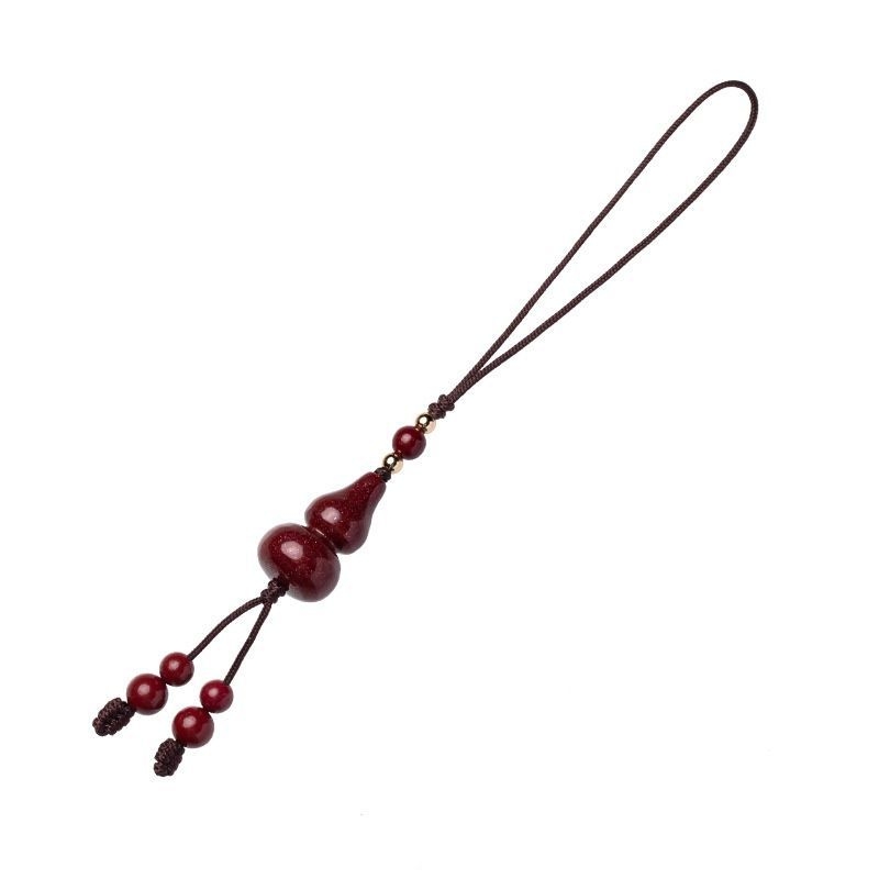 Ručni pleteni cinnabar privjesak za telefon, u obliku tikve, za žene, dekorativni dodatak