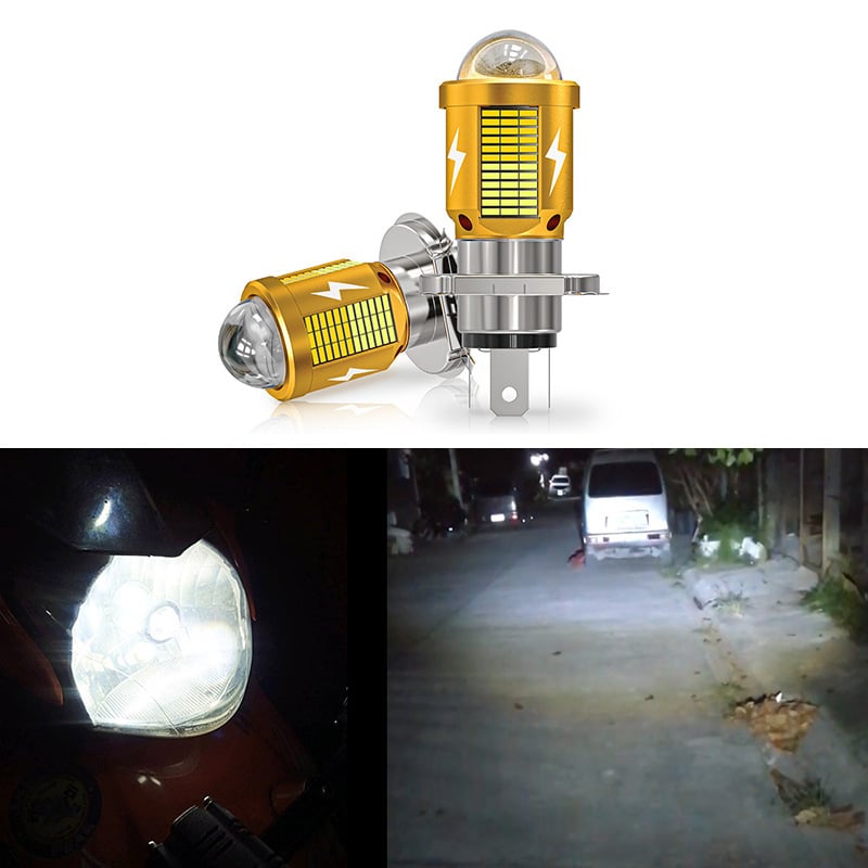 Φανάρι LED για αυτοκ'ίνητο και μοτοσικλέτα, 10W, 9-80V, IP67, αλουμινένιο περίβλημα, LED 3570+3030, συμβατό με H4/BA20D/P15D