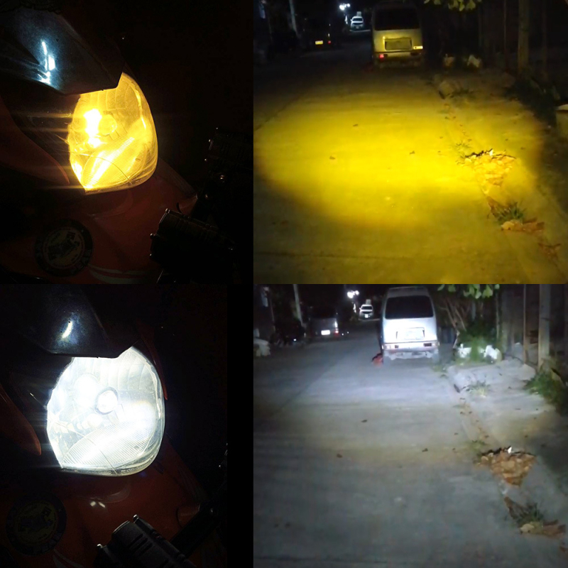 Φανάρι LED για αυτοκ'ίνητο και μοτοσικλέτα, 10W, 9-80V, IP67, αλουμινένιο περίβλημα, LED 3570+3030, συμβατό με H4/BA20D/P15D