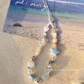 Mobitel kaiš - ručno izrađeno od smole, PVC užad, plastična kopča