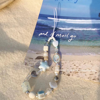 Mobitel kaiš - ručno izrađeno od smole, PVC užad, plastična kopča