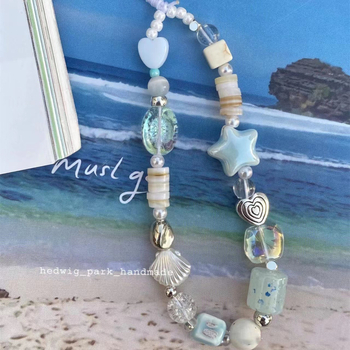 Mobitel kaiš - ručno izrađeno od smole, PVC užad, plastična kopča