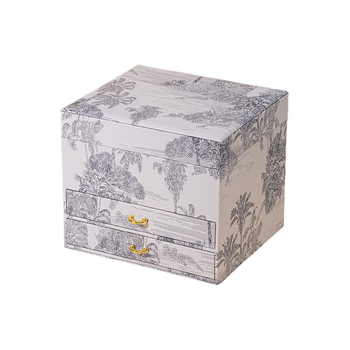 Kutija za nakit s tri sloja, PP materijal, antioksidativna zaštita, stolno skladištenje, klasični kineski stil