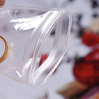 Prozirna antioksidativna vrećica za nakit s debelim PVC-om, samouzavara