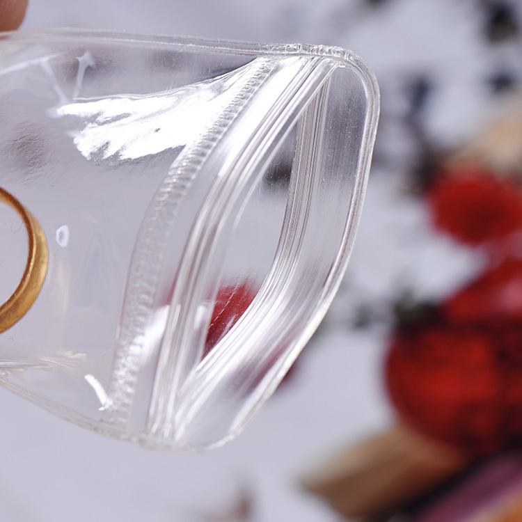 Prozirna antioksidativna vrećica za nakit s debelim PVC-om, samouzavara