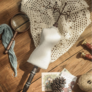 Držač za nakit - drveni, stolna montaža, 1 sloj, Zakka stil, višenamjenski