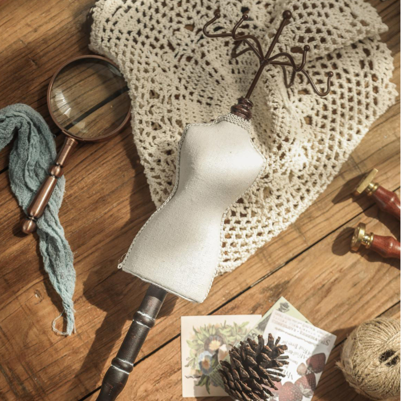 Držač za nakit - drveni, stolna montaža, 1 sloj, Zakka stil, višenamjenski