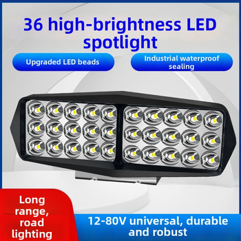 LED reflektor do auta 12-80V, vodotesný, univerzálny pre autá, nákladné vozidlá a motocykle