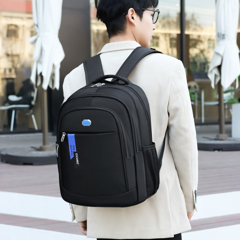 Rucsac laptop – unisex, pentru călătorii de plăcere, stil urban simplu, capacitate 20-35L, compatibil cu laptop de 15 inch