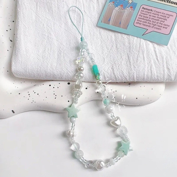 Lanyard pentru telefon din PVC, unisex, personalizabil, cataramă din plastic, lanț cu mărgele