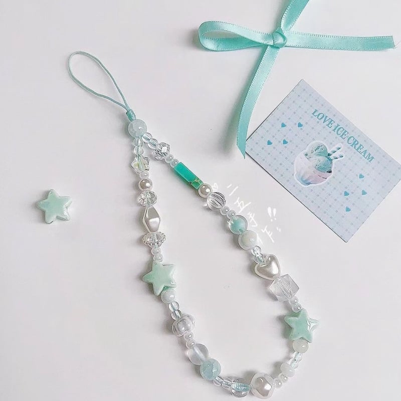 Lanyard pentru telefon din PVC, unisex, personalizabil, cataramă din plastic, lanț cu mărgele