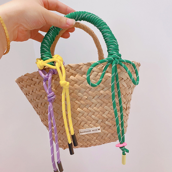 Hamalade — свеж и сладък стил, смесен материал, малка квадратна чанта за лято 2024