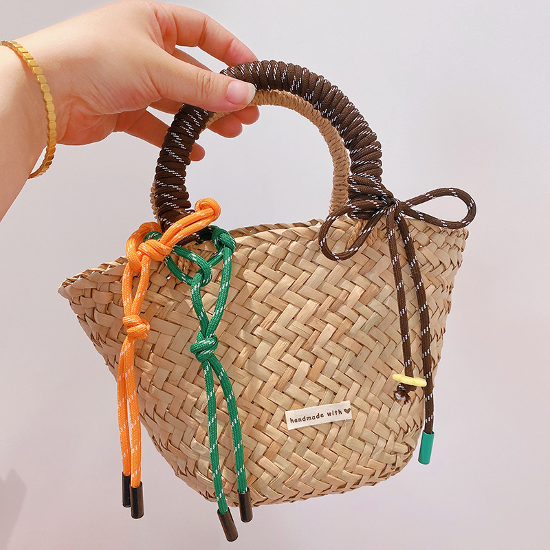 Hamalade — свеж и сладък стил, смесен материал, малка квадратна чанта за лято 2024