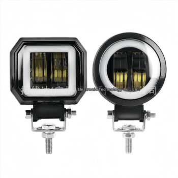 LED svjetlo za auto i motocikl, leća 3 inča, 20W, 3500 lm, IP68, CREE izvor svjetla, prednje magleno/projekcijsko svjetlo s Angel Eyes