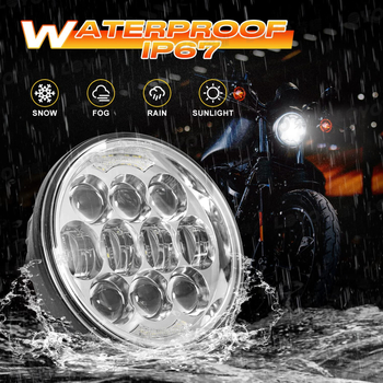 Harley motocikl LED prednje svjetlo LY-5.75-5D – 80W, 12V, 3500lm, IP67