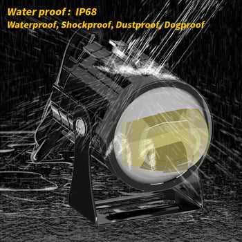 Dvobojni LED reflektor za motocikl, aluminijsko kućište, IP65, DC12-85V, 3500 lm