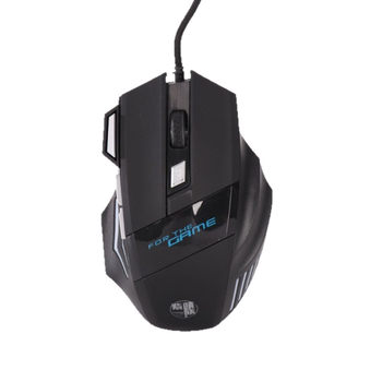 Laidinė žaidimų pelė G06 — 1600 DPI, USB jungtis, 5 mygtukai, ergonomiška