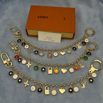 Privjesak za torbicu s uzorkom biljaka i cvijeća, metalni, elektroplatirani, moderan gradski stil, proljeće 2025