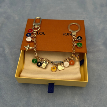 Privjesak za torbicu s uzorkom biljaka i cvijeća, metalni, elektroplatirani, moderan gradski stil, proljeće 2025