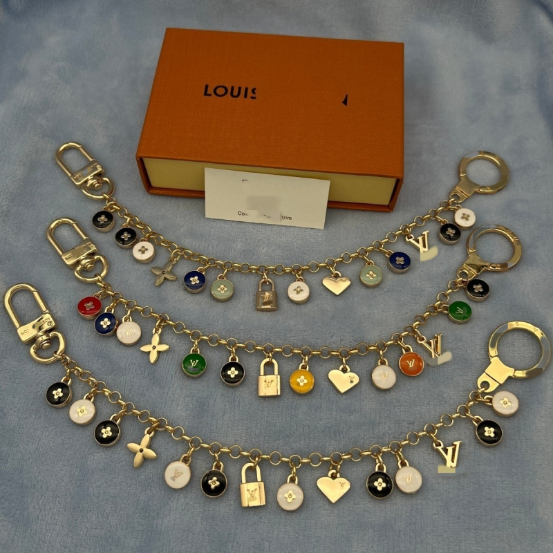 Privjesak za torbicu s uzorkom biljaka i cvijeća, metalni, elektroplatirani, moderan gradski stil, proljeće 2025