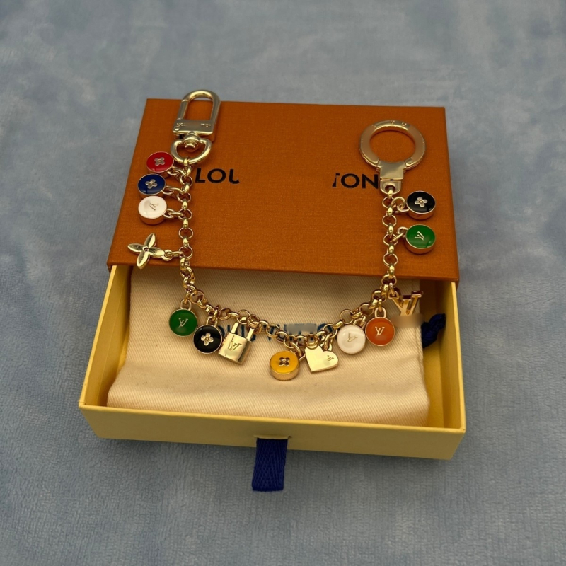 Privjesak za torbicu s uzorkom biljaka i cvijeća, metalni, elektroplatirani, moderan gradski stil, proljeće 2025