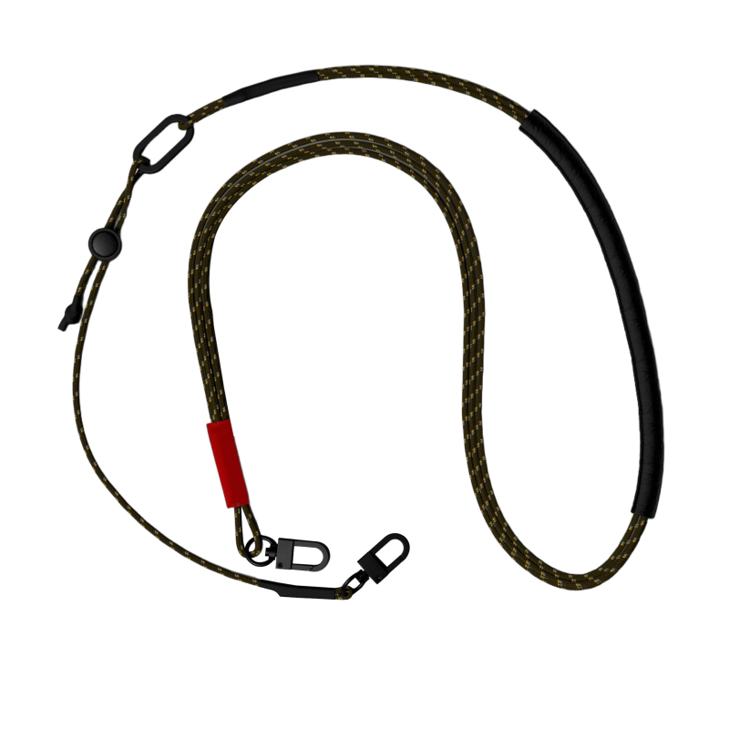 Șnur de telefon mobil, multifuncțional, din poliester, cataramă metalică, unisex, posibilitatea imprimării logo-ului