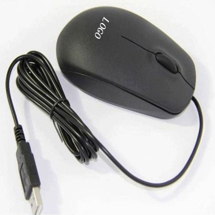 MS111 optinė laidinė USB pelė (1000dpi, 2 mygtukai, ergonomiška)