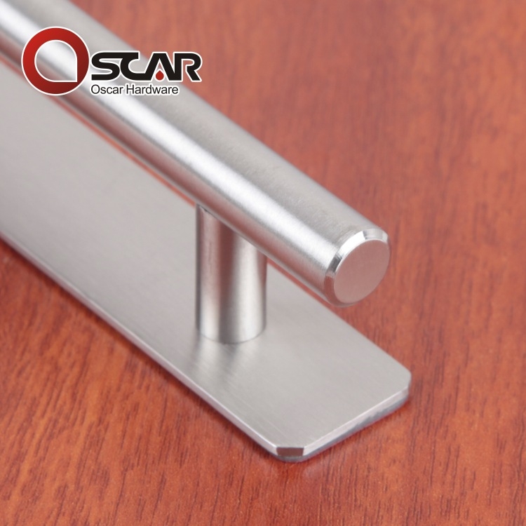 Nerđajućeg čelika ručka bez bušenja, samoljepljiva površinska instalacija za vrata i ormariće, moderni minimalistički dizajn