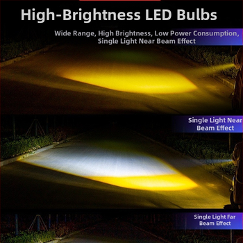 Motocikl LED spot svjetlo – aluminijska legura, 12-85V, 2A, IP67, 6800LM