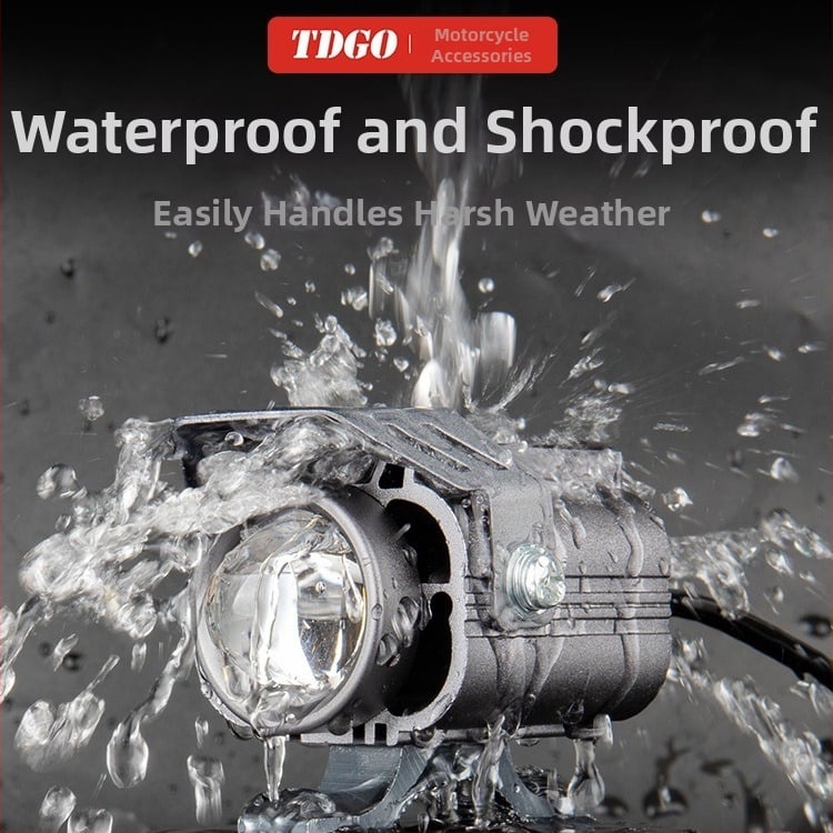 Motocikl LED spot svjetlo – aluminijska legura, 12-85V, 2A, IP67, 6800LM