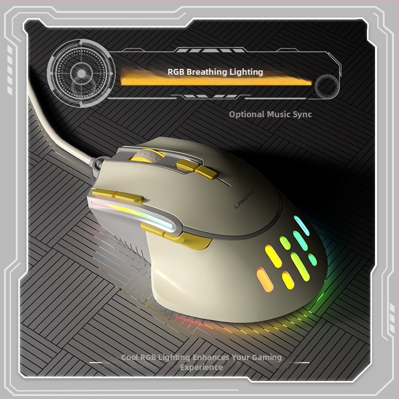 G3 žični fotoelektrični gaming miš, 1200dpi, šestostupanjsko podešavanje rezolucije