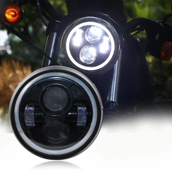 RGB LED prednje svjetlo za Wrangler Jeep i Harley motocikl, 12-48V, 40W, IP68, 5000lm