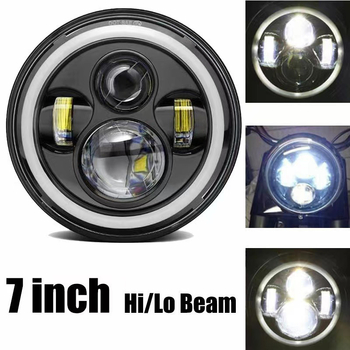 RGB LED prednje svjetlo za Wrangler Jeep i Harley motocikl, 12-48V, 40W, IP68, 5000lm