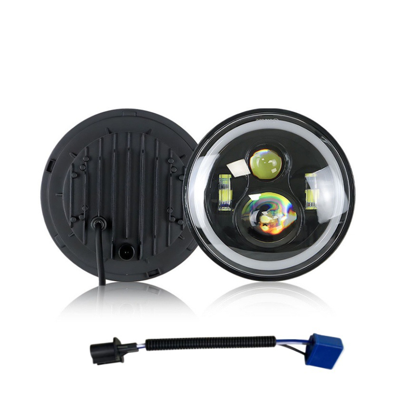 RGB LED prednje svjetlo za Wrangler Jeep i Harley motocikl, 12-48V, 40W, IP68, 5000lm