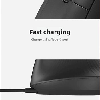 Mouse Bluetooth vertical ergonomic, dual-mode, silențios, 7 butoane, DPI 800–2400, modelul 890, Plug‑and‑Play