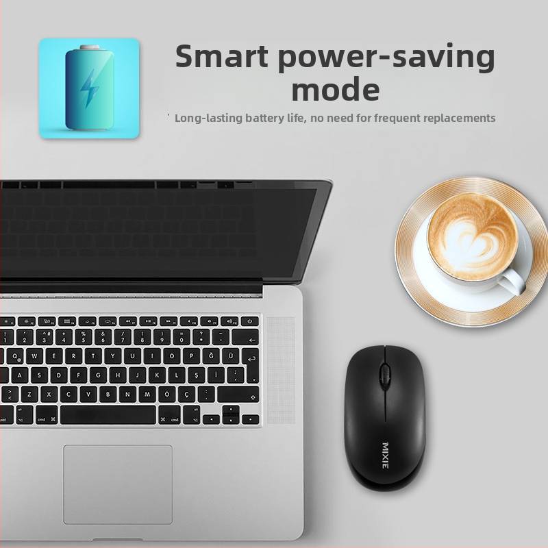 Bezdrôtová myš R516 pre notebook a stolný počítač, USB prijímač, 2,4 GHz, 1000 DPI, 3 tlačidlá, ergonomický dizajn