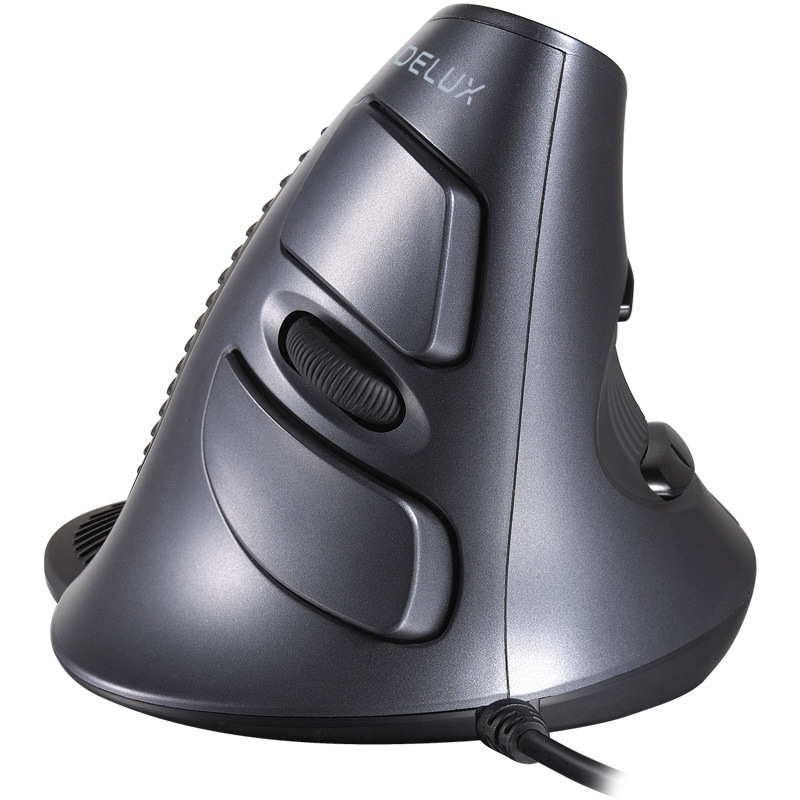 Delux M618XU optická káblová USB myš, 5 tlačidiel, optický senzor