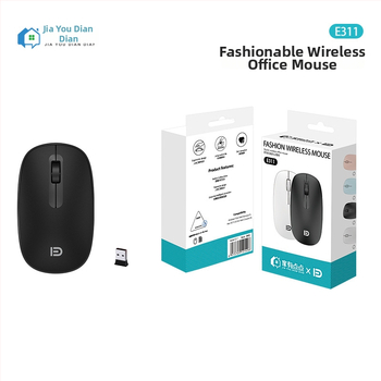 Fox E311 bezvadu pele ar 2 pogām, optiskais sensors, ergonomisks dizains, 80 g, biroja lietošanai