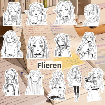 Nálepka – japonsky inšpirovaný štýl, tlačená, samolepiaca.