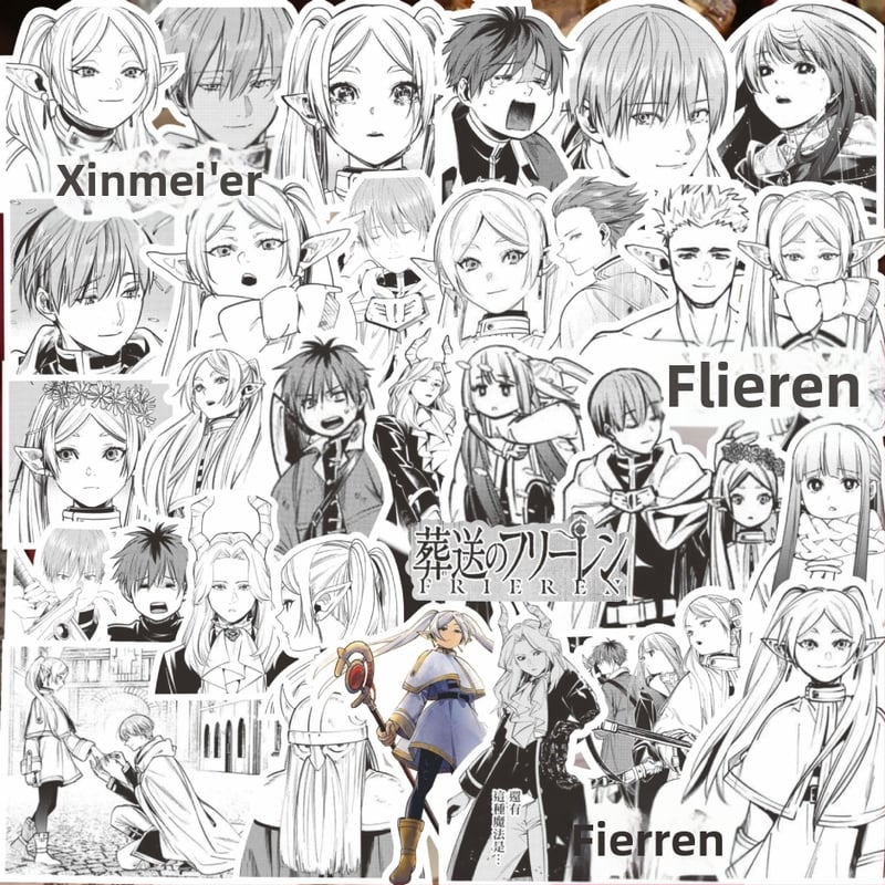 Nálepka – japonsky inšpirovaný štýl, tlačená, samolepiaca.