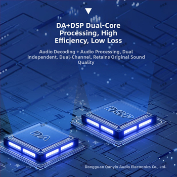 DSP automobilių garso stiprintuvas su integruotu žemų dažnių garsiakalniu ir aliuminio lydinio korpusu, svoris 2.95, įtampa 10-16V, SNR > 102 dB