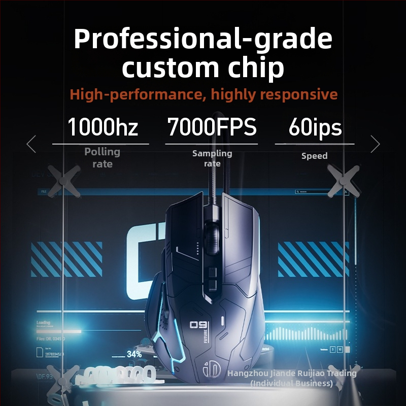 Pg 9 žična gaming miška s USB priključkom i optičkim senzorom