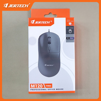 Jertech M120 ενσύρματο οπτικό ποντίκι, 800–1600 DPI, USB, εργονομικό